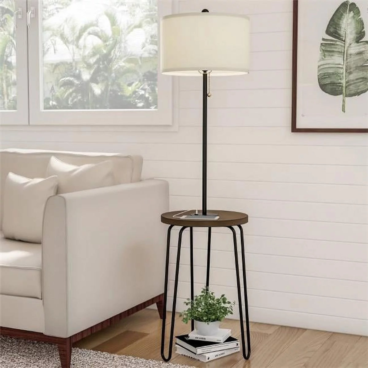 Floor Lamp End Table N39666