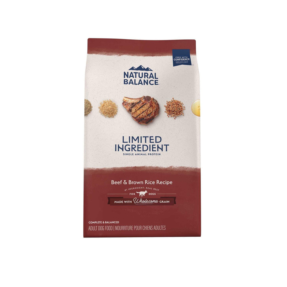 Beef & Brown Rice Dry Dog Food P41908