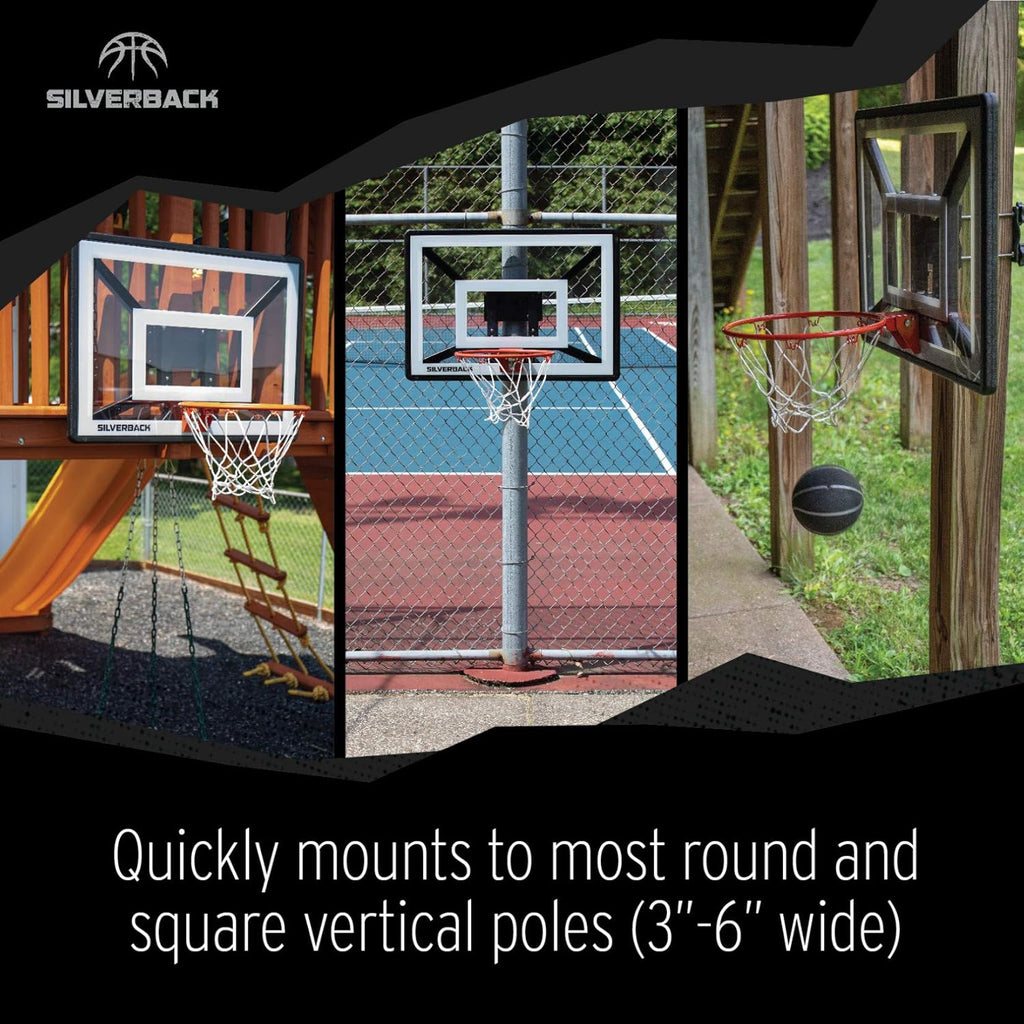 Youth Basketball Hoop with Mounting Technology, Black K824