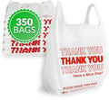Thank You Plastic Bags 350 Count White R677149