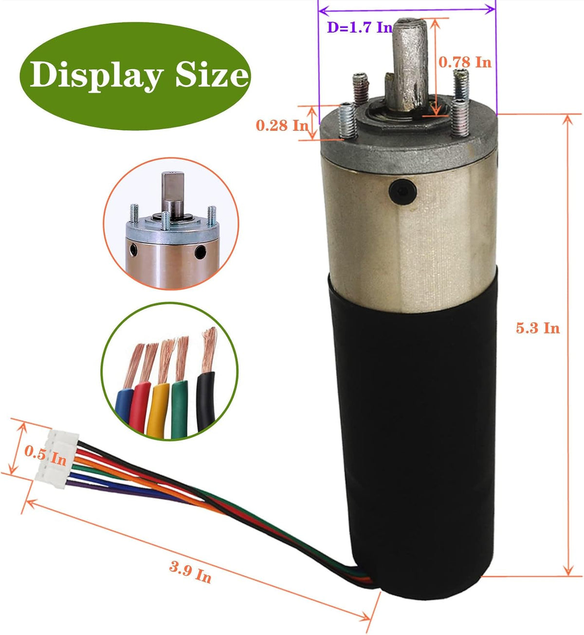 RV in-Wall Slide Out Motor 300:1 Gear Ratio X558460