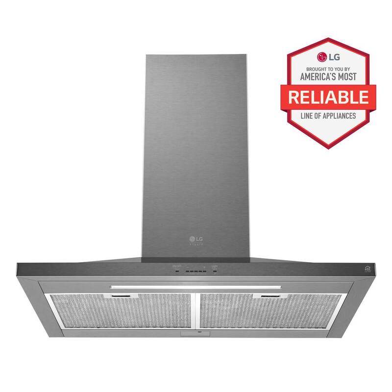 36 in. Stainless Steel Wall Mount Range Hood with Light T1575