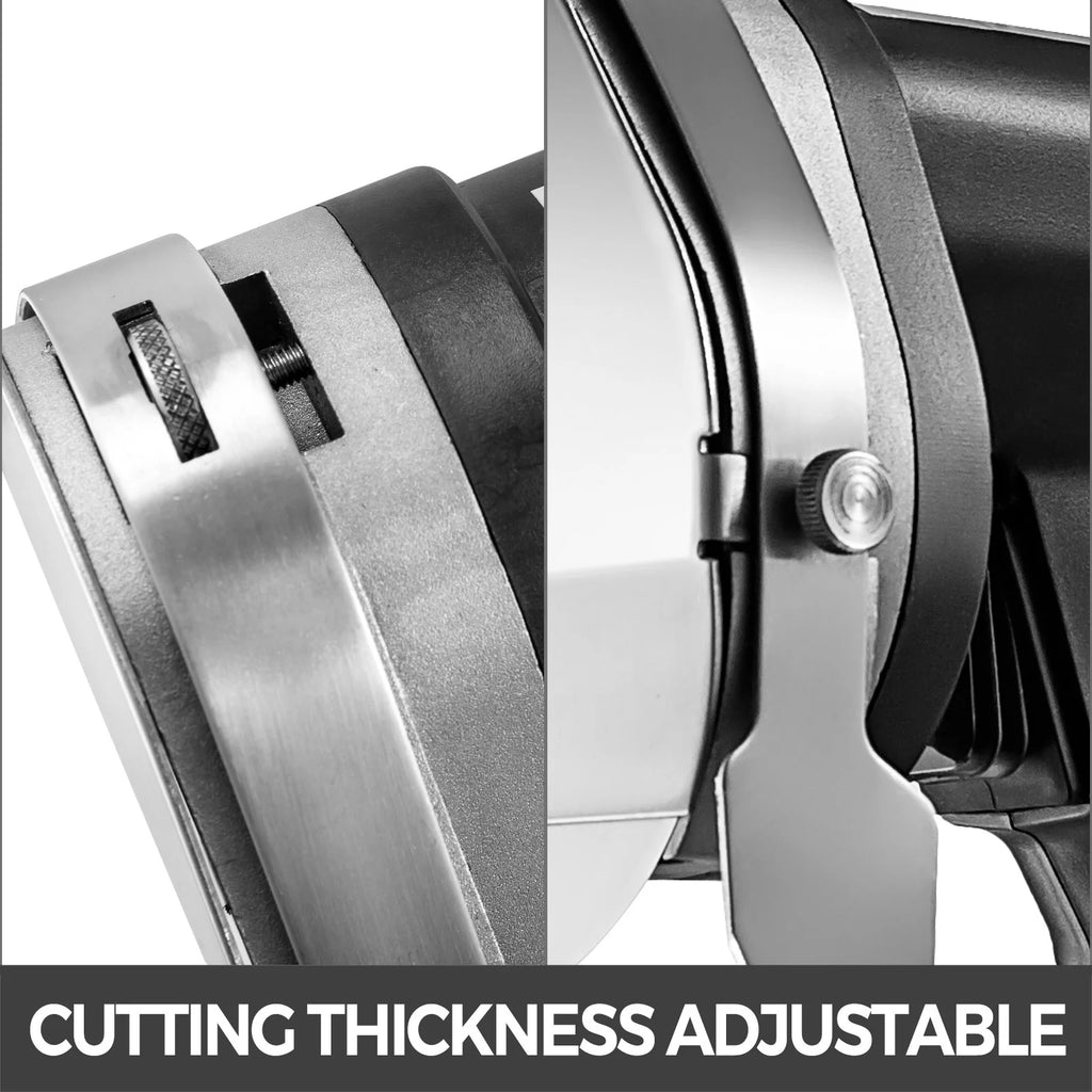 110V Electric Shawarma Knife 80W Stainless Steel 2800 RPM with 2 Blades D935