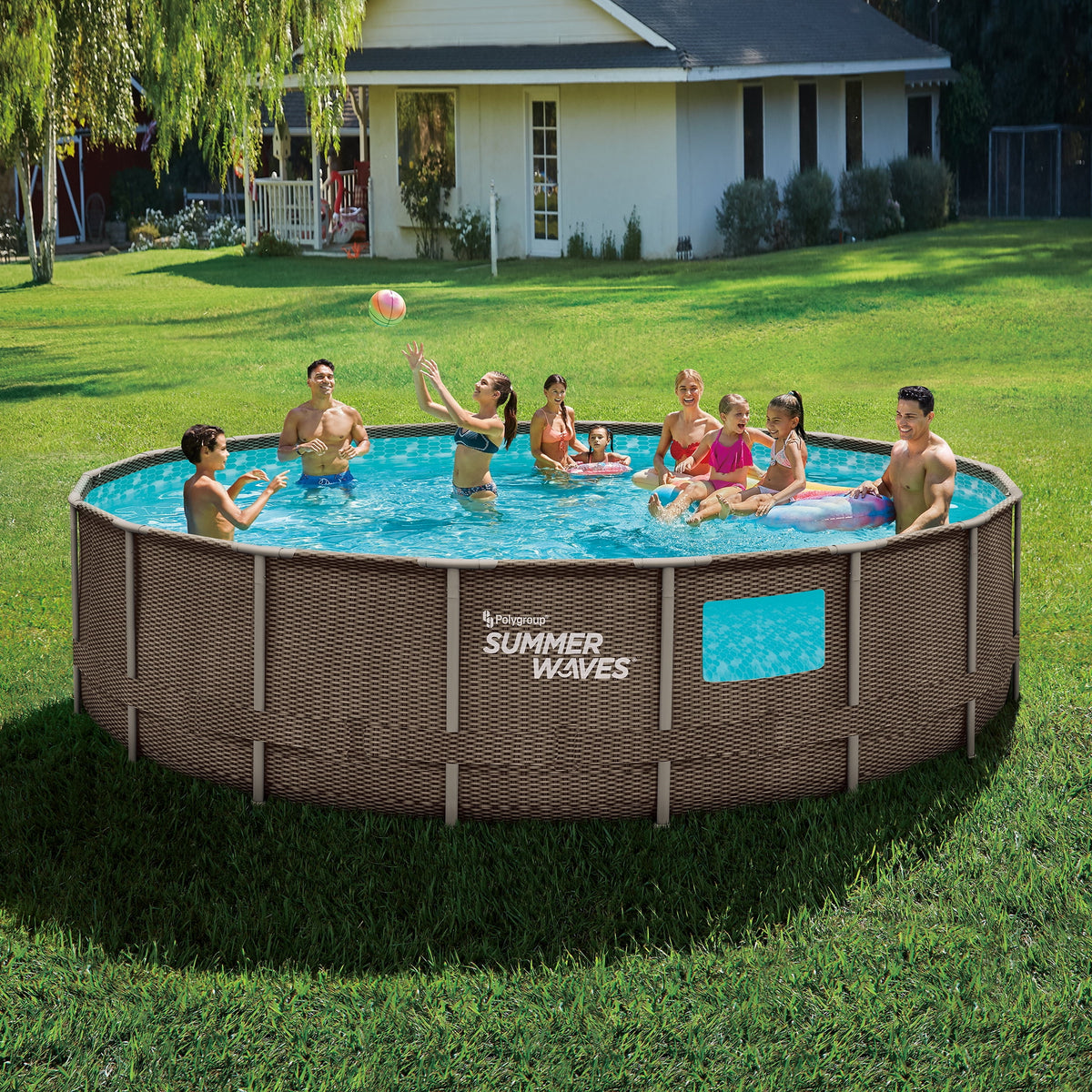 18 ft Round Frame Pool F549