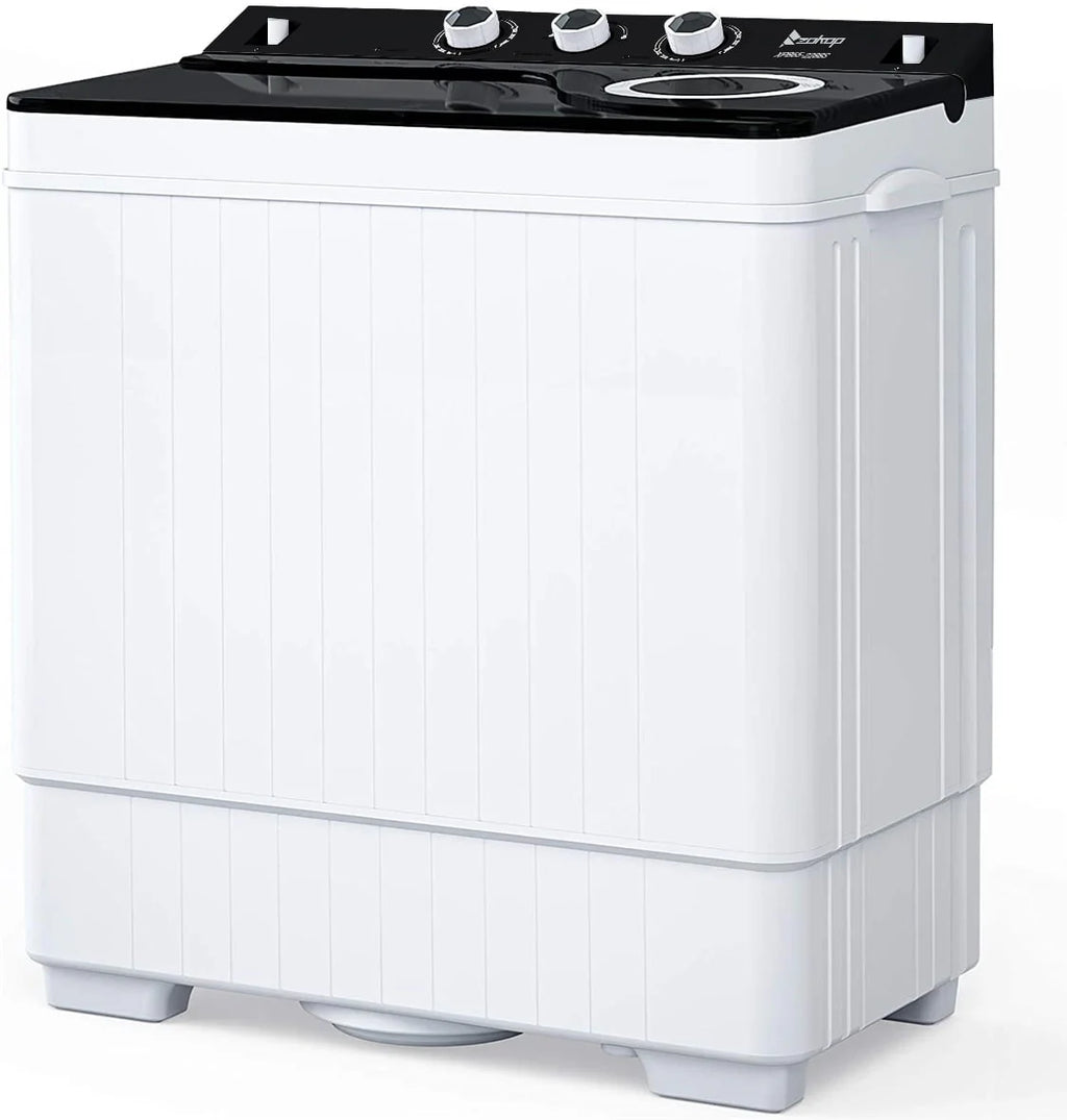 Portable 26lbs Compact Twin Tub Washing Machine O943