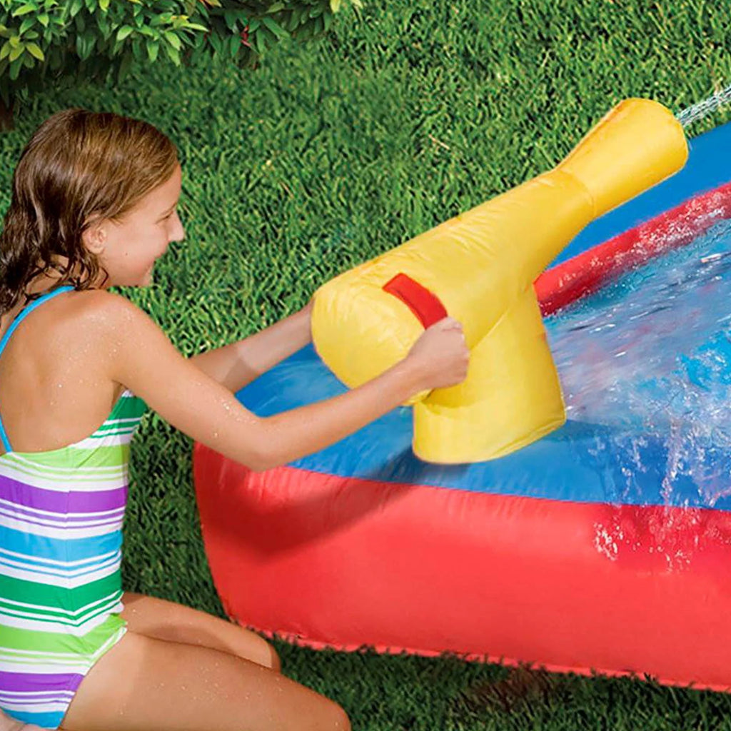 Inflatable Play Water Park with Slides and Water Cannons Q59926