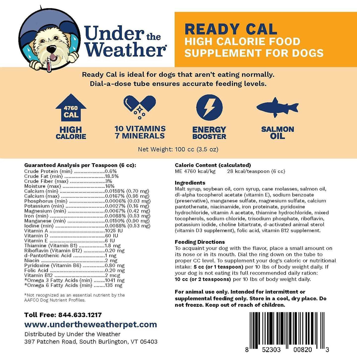 High-Calorie Supplement for Dogs A2570