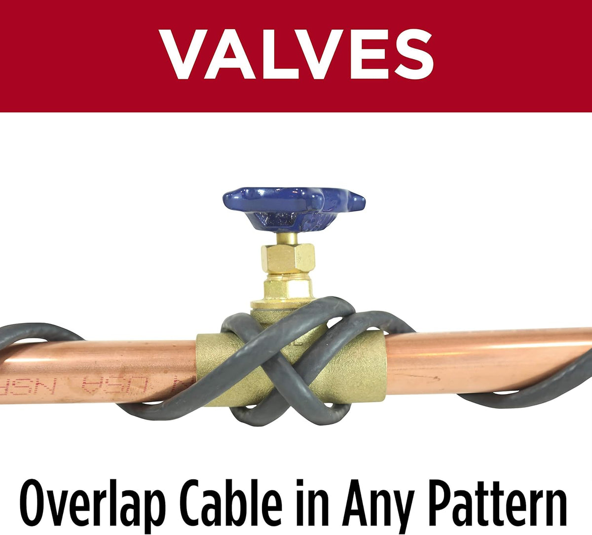 Self-Regulating Heat Cable with Built-in Thermostat 60 feet Z27665