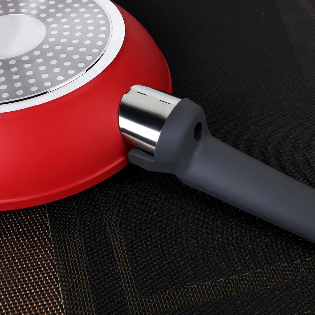 Red 9.5 Inch Non-Stick Frying Pans K284116