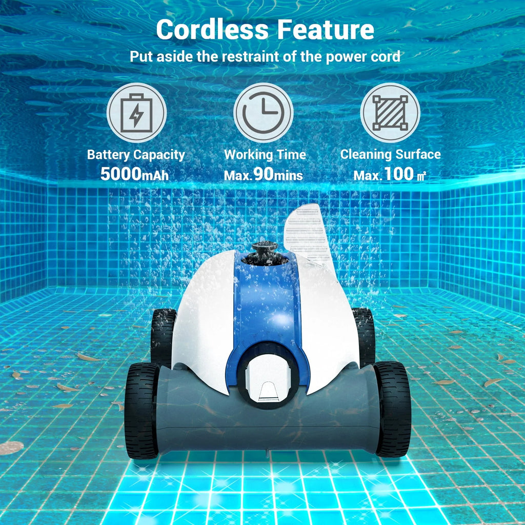 Cordless Automatic Robotic Pool Cleaner L78305