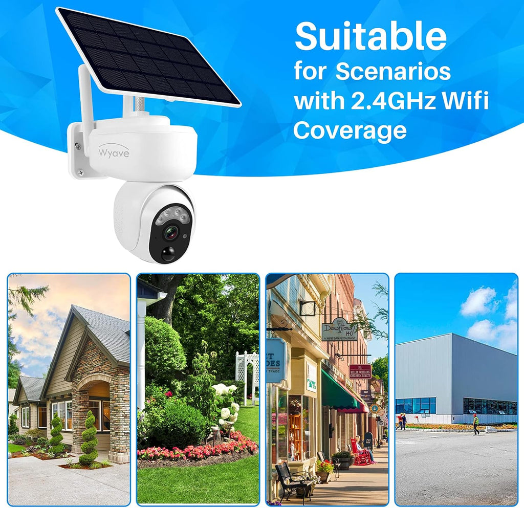 Battery Powered 1080P Solar Security Camera K35105
