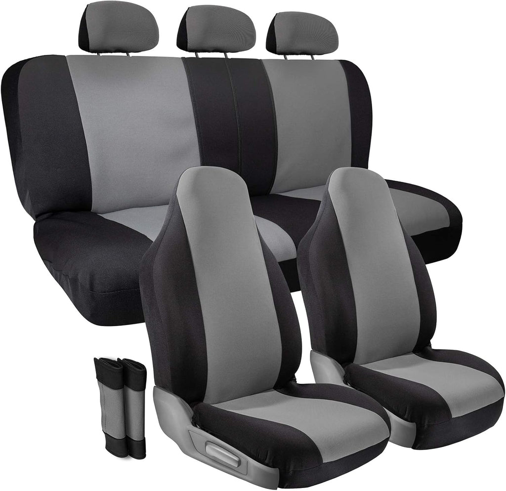 Poly Cloth Car Seat Cover 10 pc Set R7450