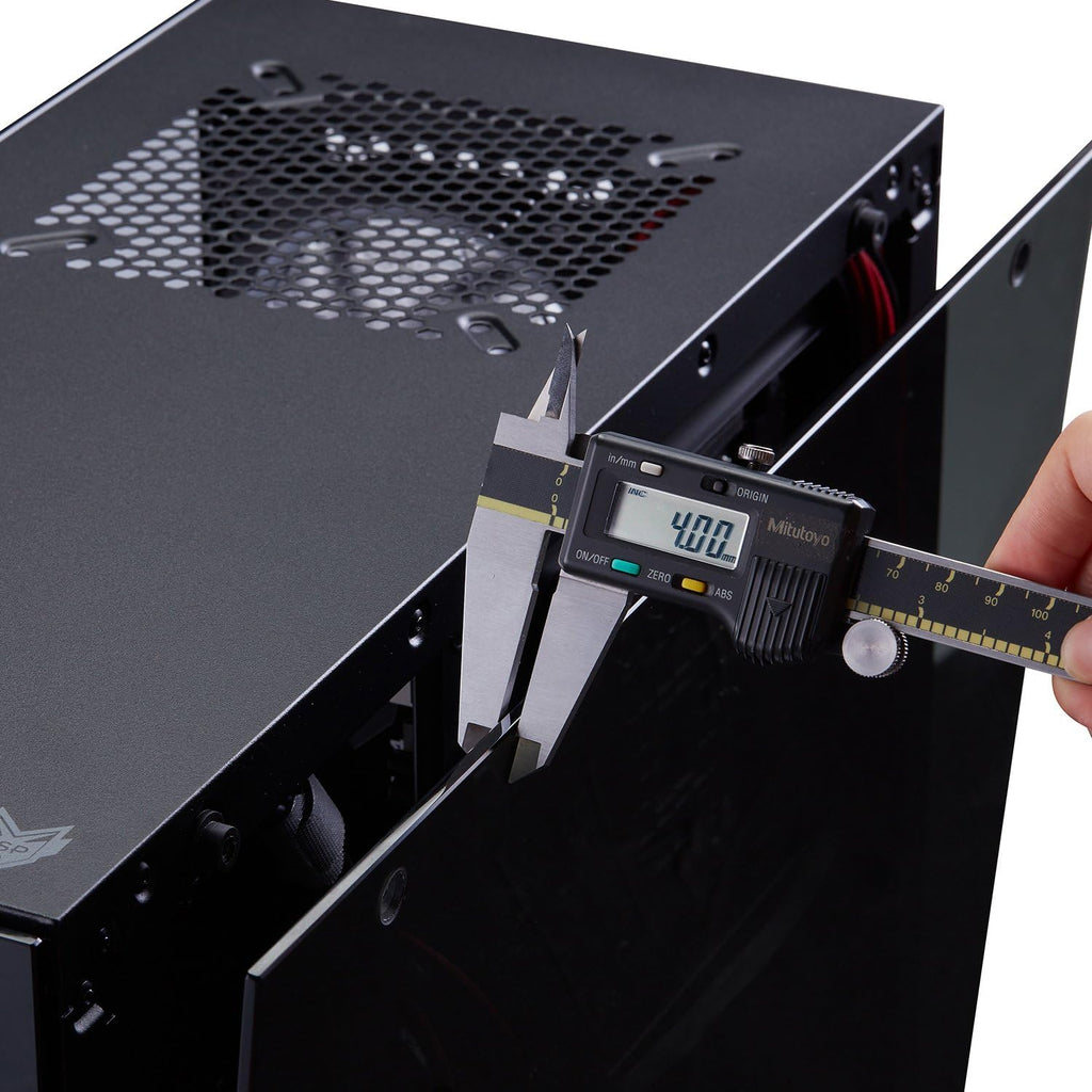 ATX Mid Tower PC Gaming Case with Tempered Glass Panels N707