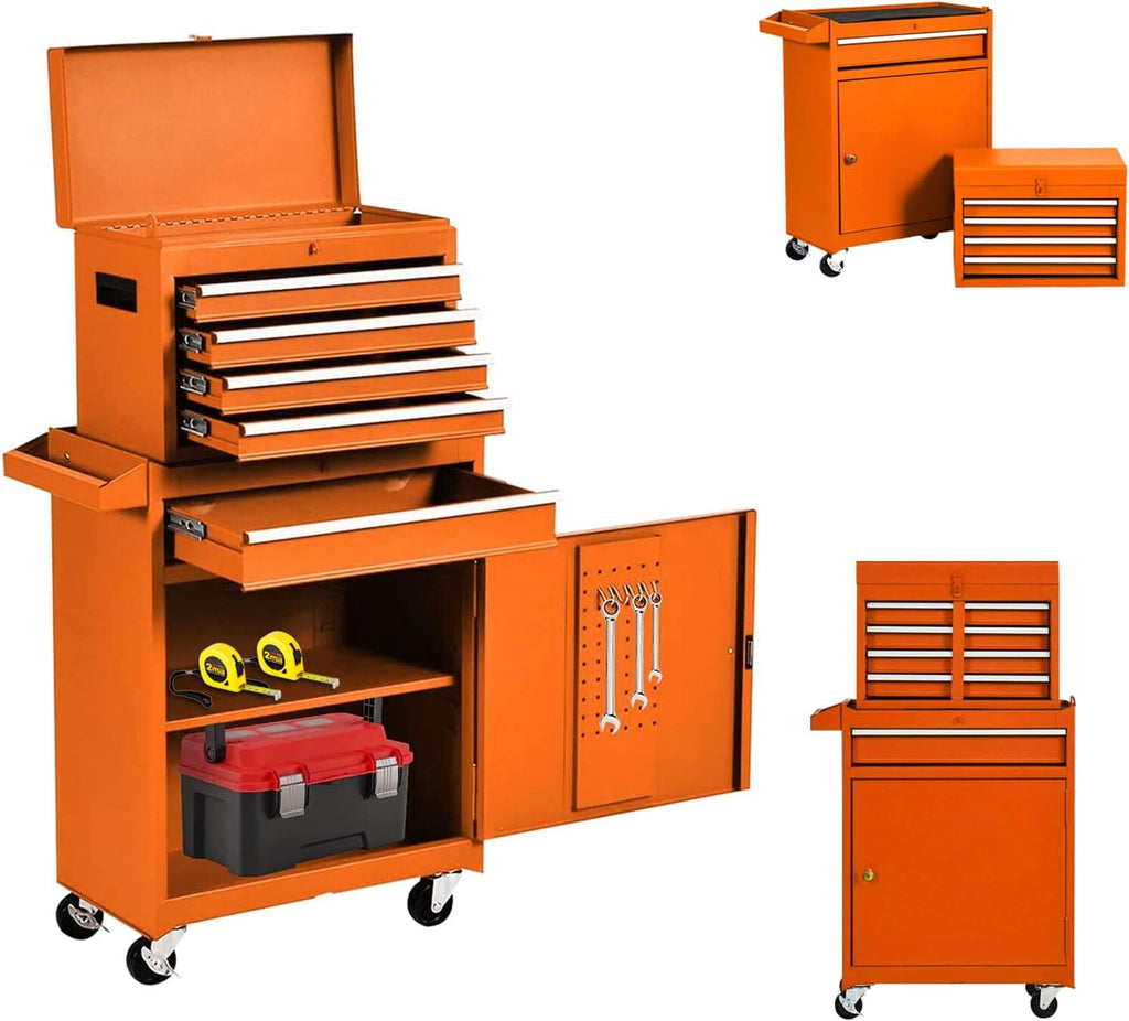 5 Drawer Rolling Tool Chest with Wheels C527