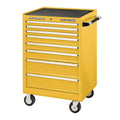 26 in. x 22 in. Single Bank Roller Cabinet, Yellow Q6055