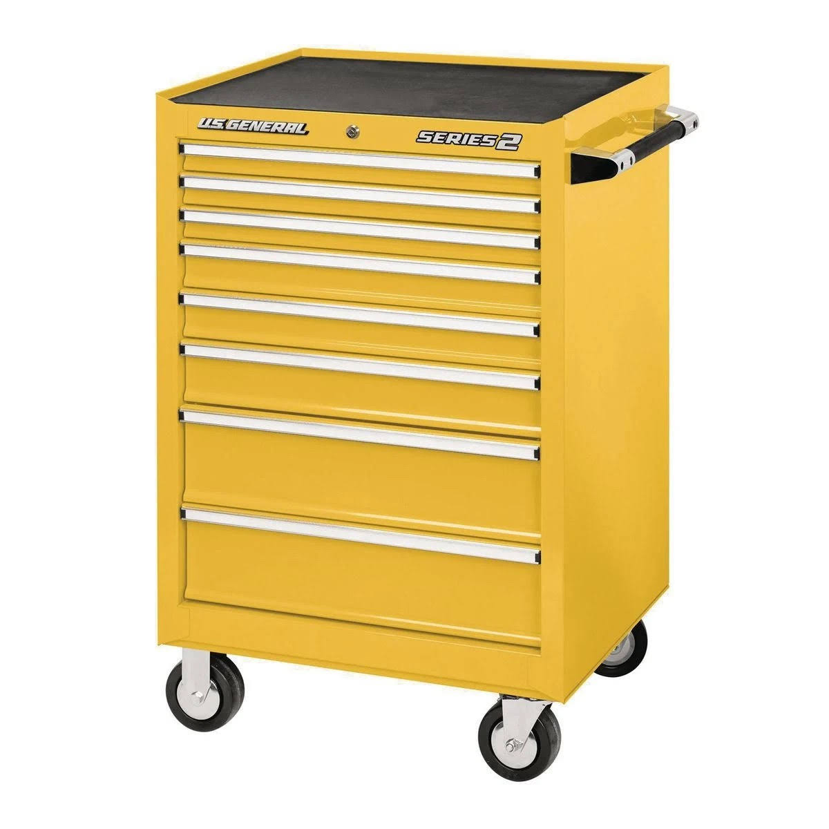 26 in. x 22 in. Single Bank Roller Cabinet, Yellow Q6055