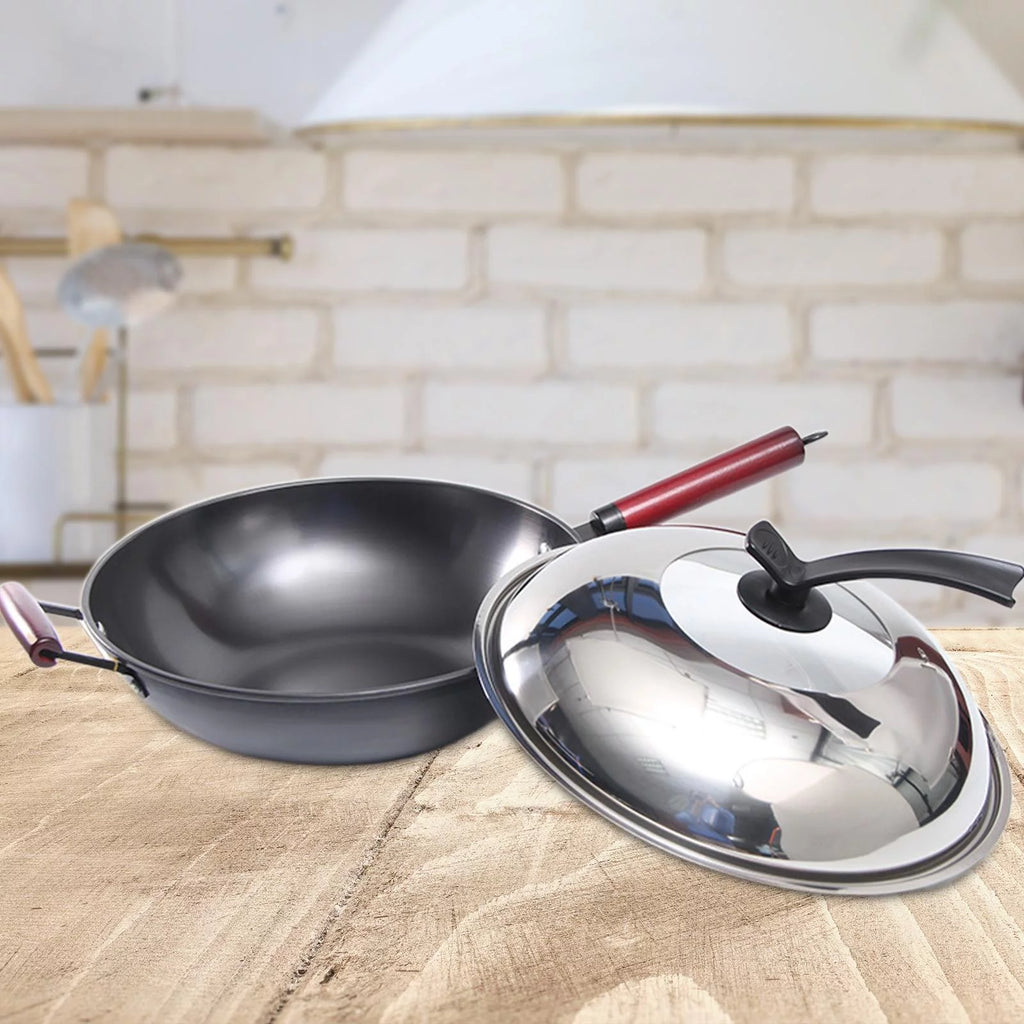 Coated Wok with Lid 30cm E47732