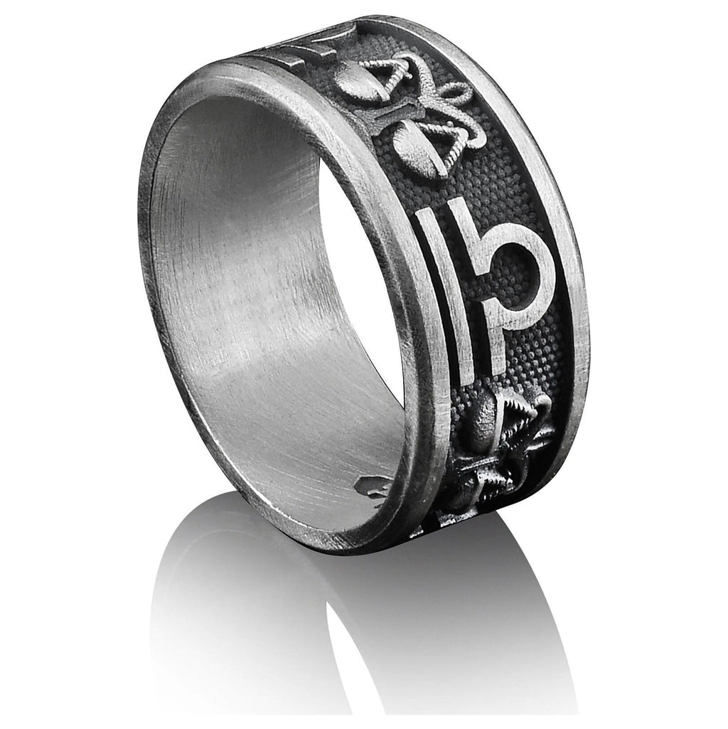 925 Silver Men Wedding Band Ring H685