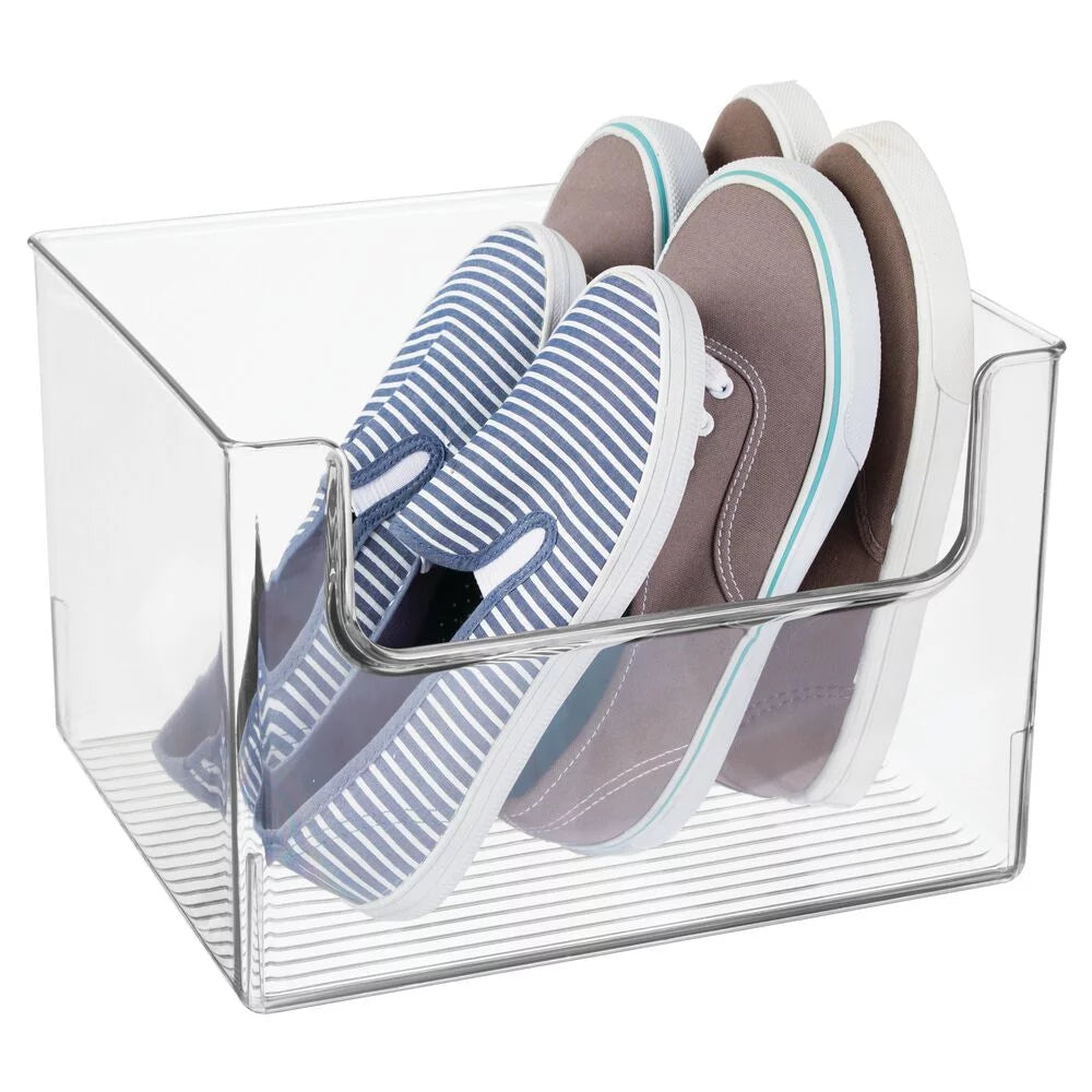 Clear Plastic Storage Organizer Bin 8 Pack O7026
