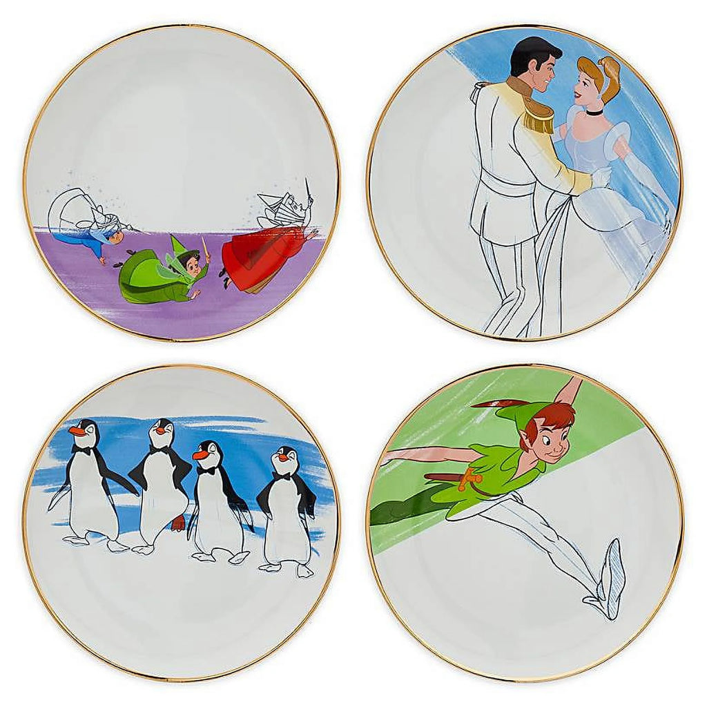 Ceramic Salad Plate Set of 4 J38115