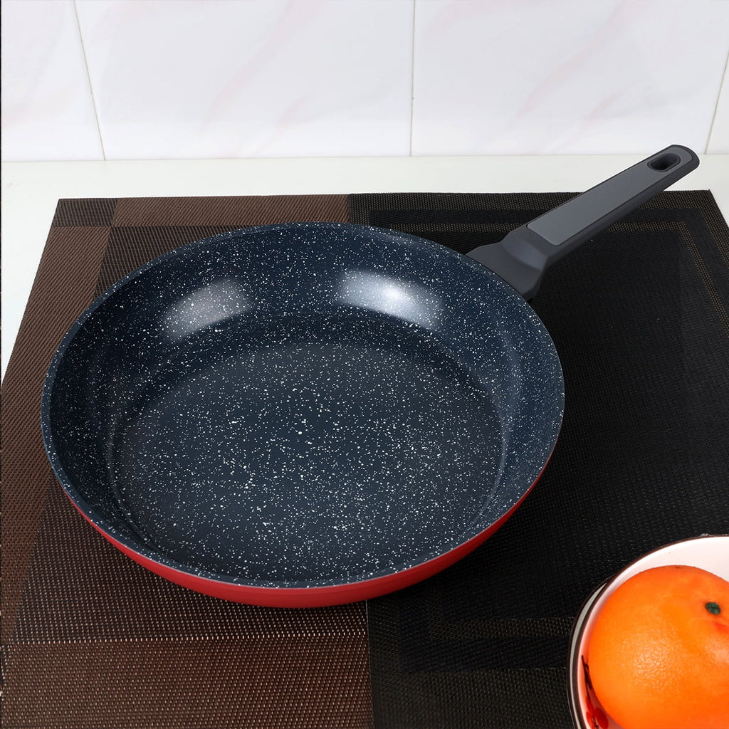 Red 9.5 Inch Non-Stick Frying Pans K284116