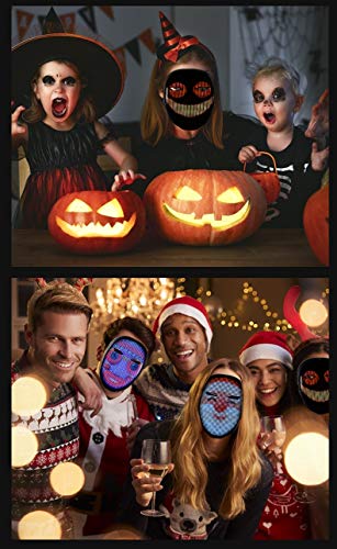 Led Mask with Rechargeable App Controlled Q8110