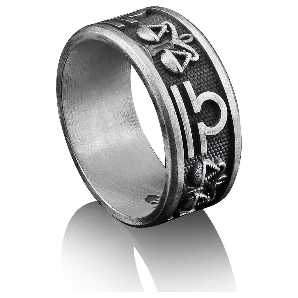 925 Silver Men Wedding Band Ring H685
