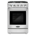 Slide-In Freestanding Gas Range with 4 Sealed Burners O38644