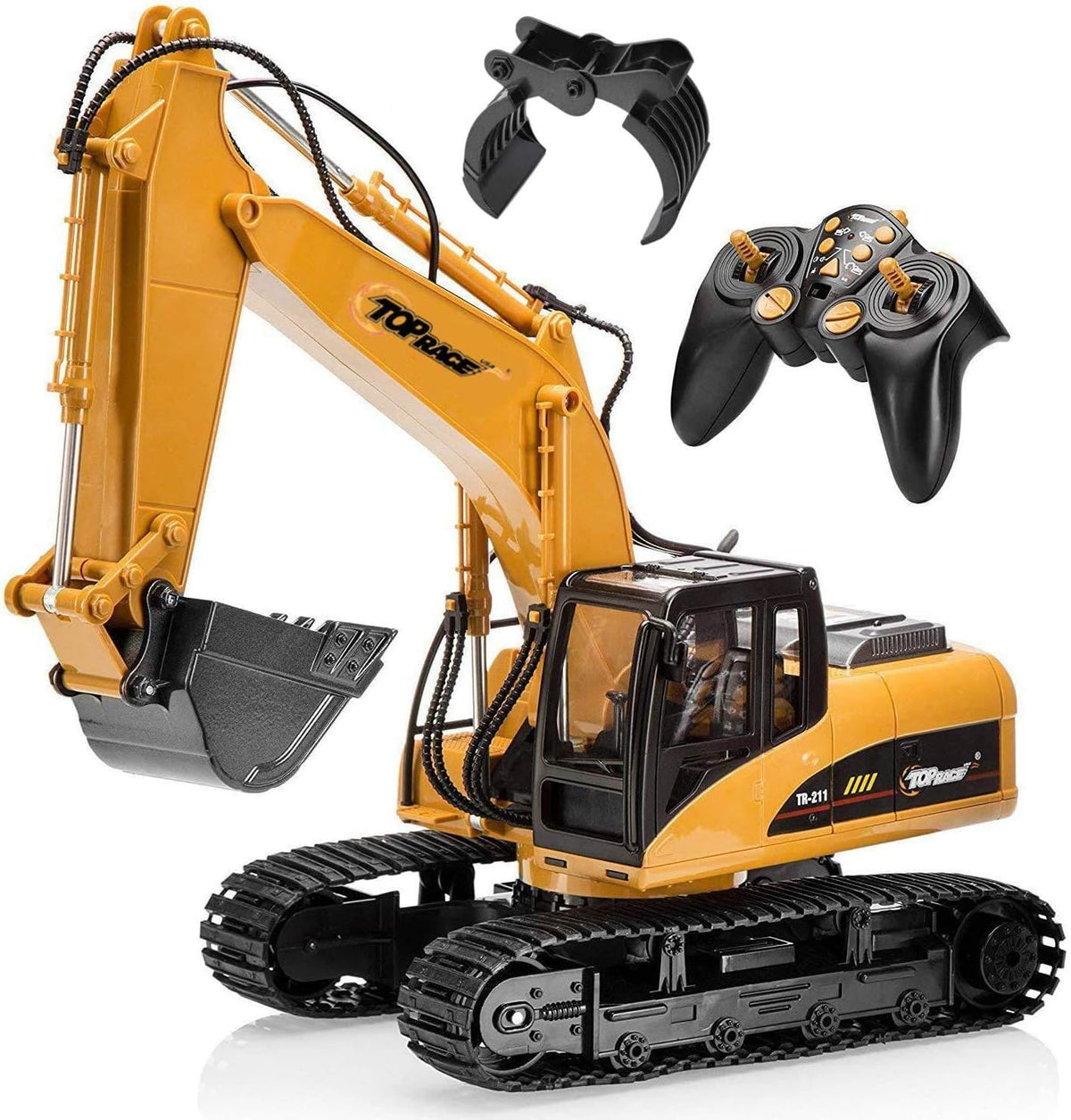 15 Channel Remote Control Excavator Construction Tractor K49573