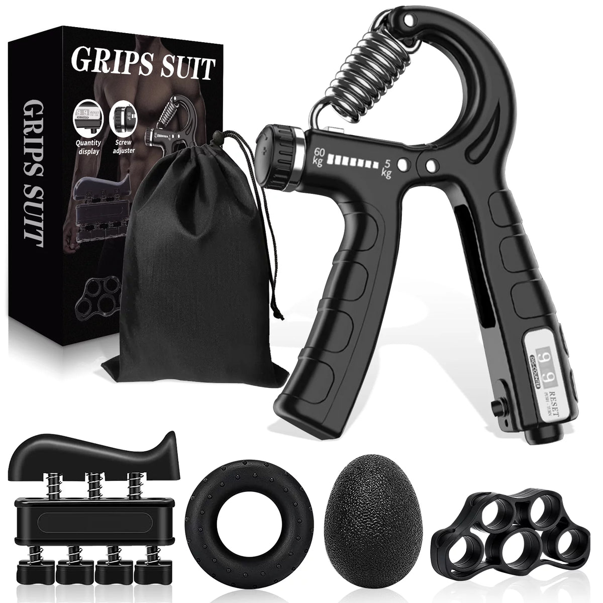 Adjustable Hand Grip Strengthener W2716