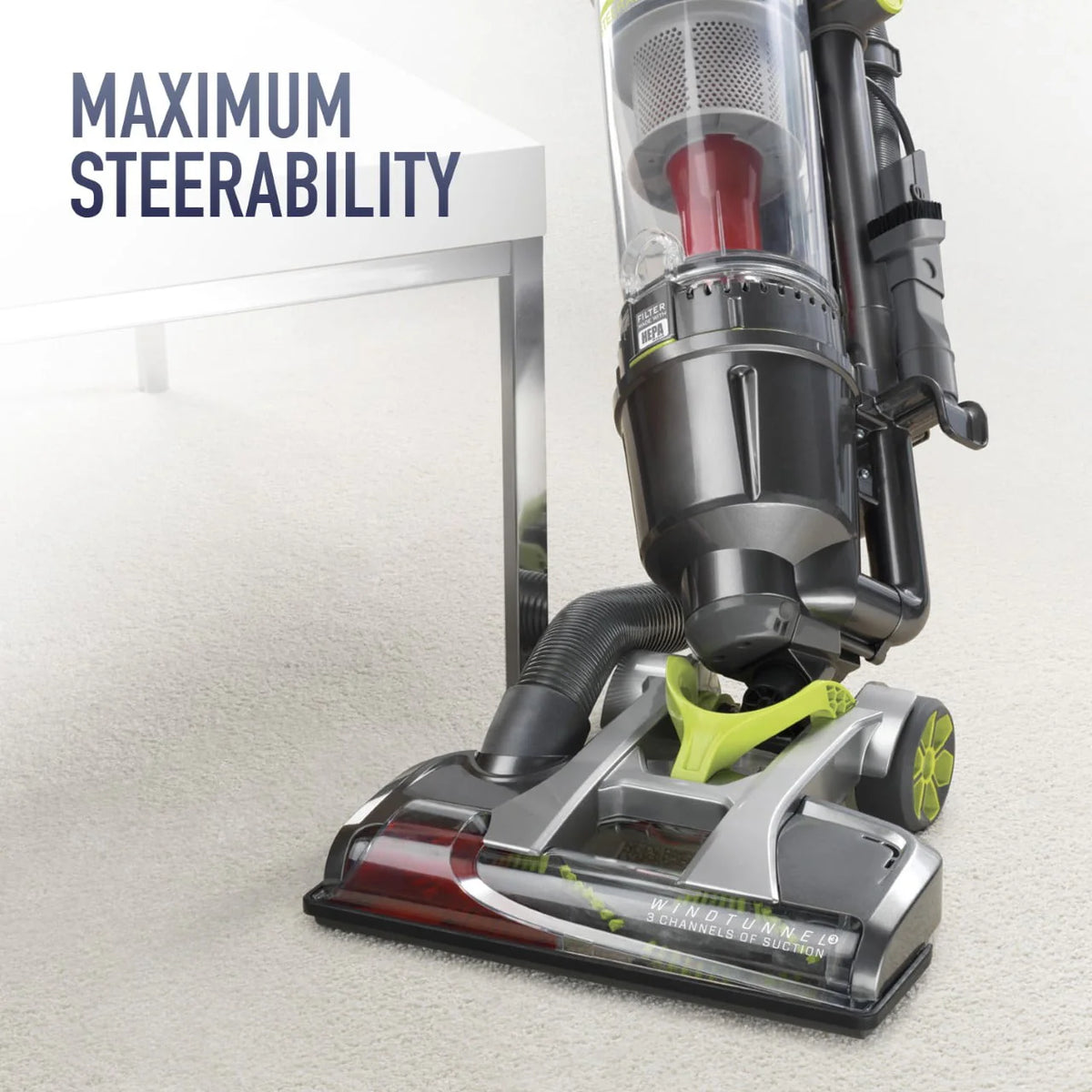 Upright Vacuum Cleaner with HEPA Media A383