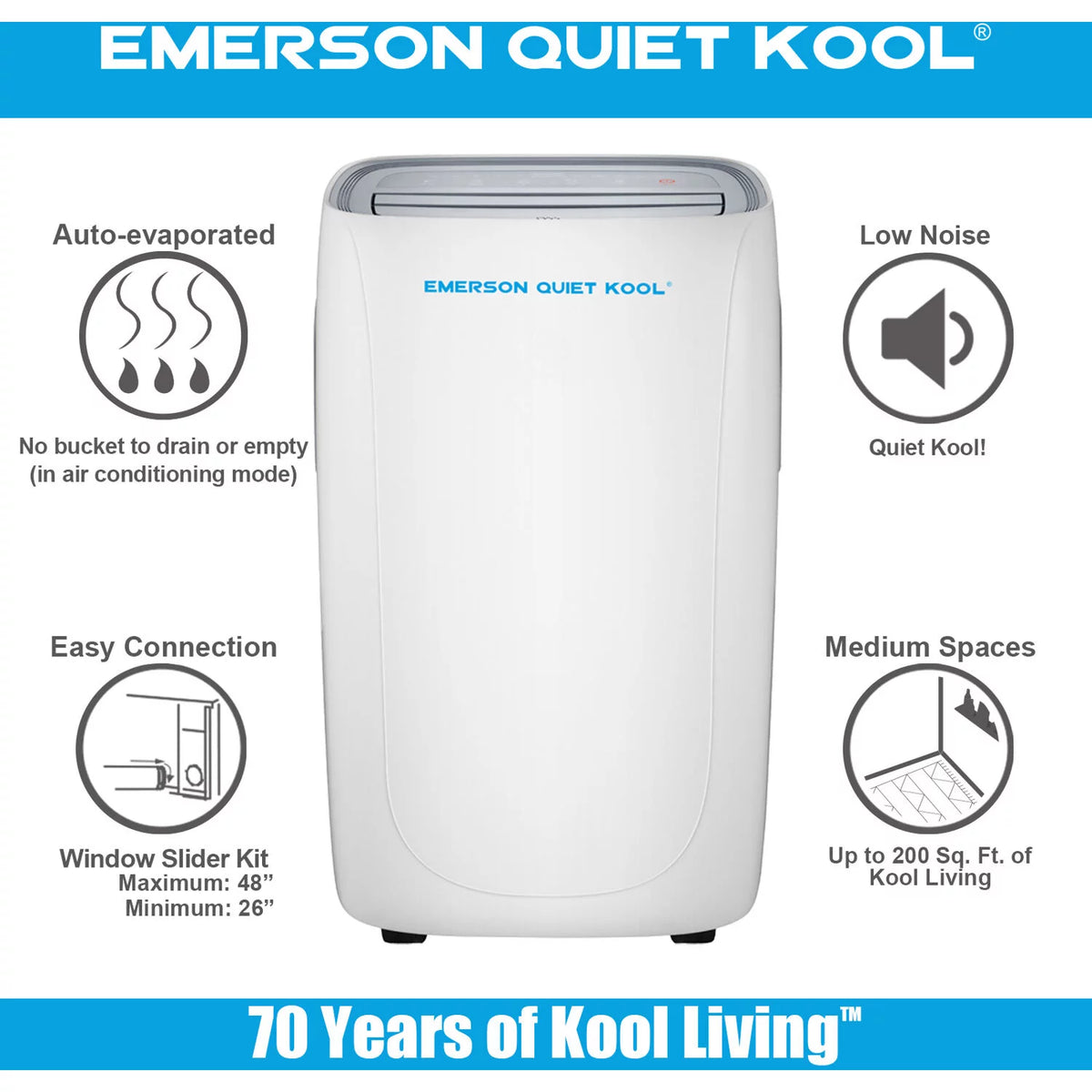 3 in 1 Portable Air Conditioner, Dehumidifier & Fan with Remote Control R716