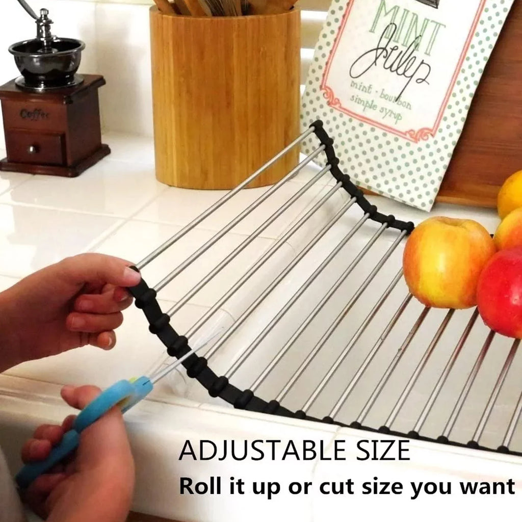 Roll Up Kitchen Sink Drying Rack O320