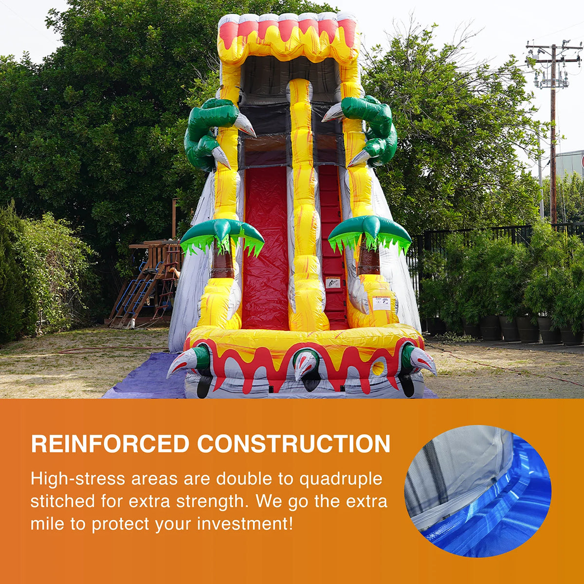 Commercial Grade Water Slide with Pool U4360