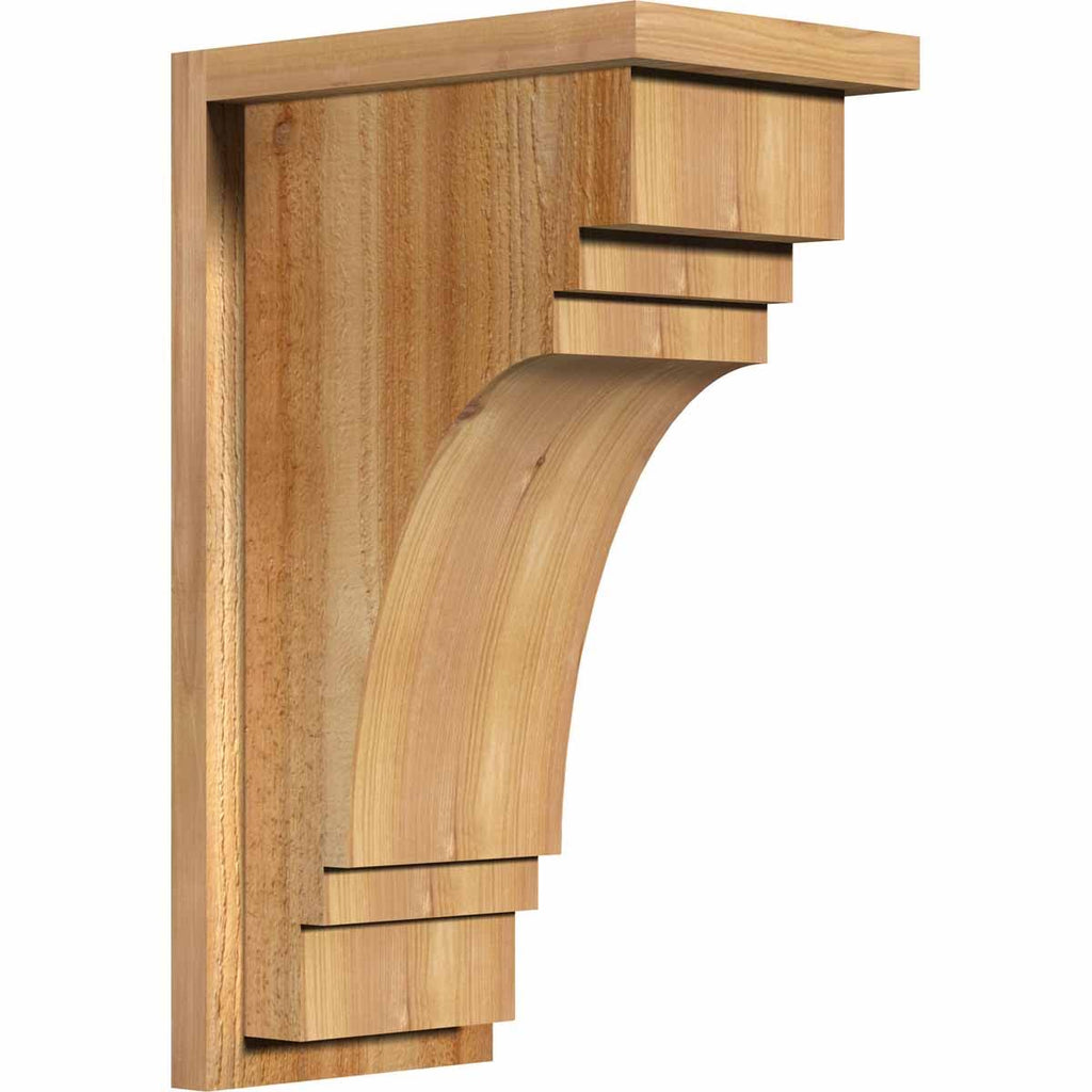 Rough Sawn Corbel with Backplate O720