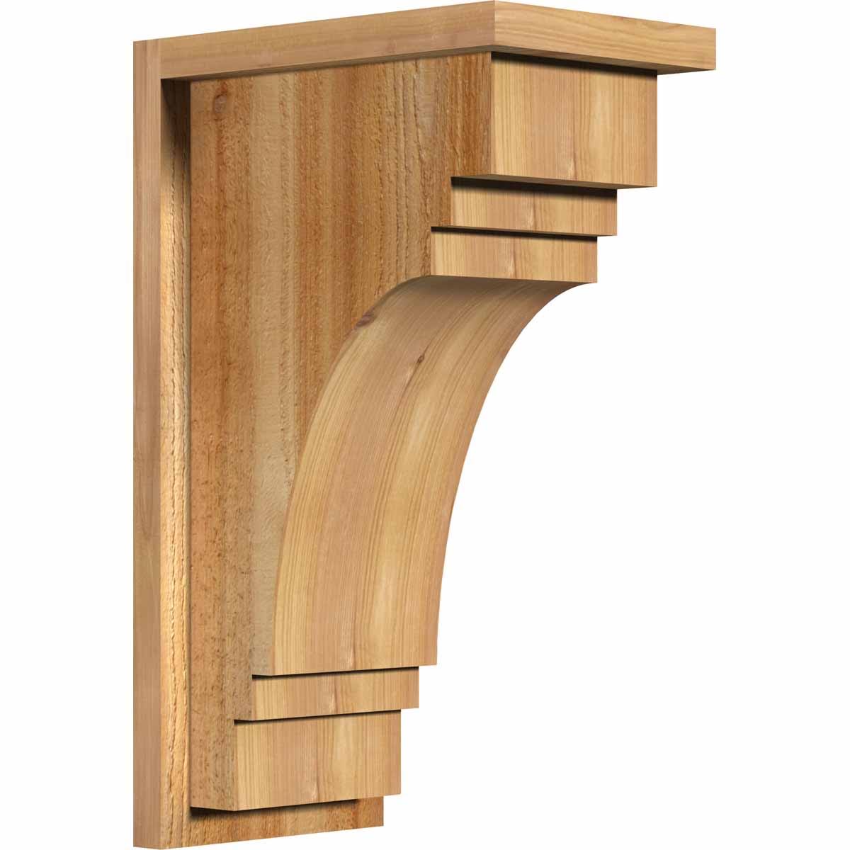 Rough Sawn Corbel with Backplate O720