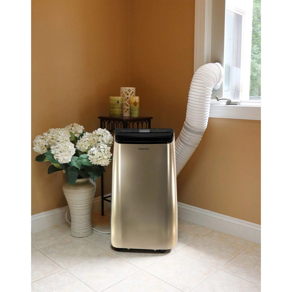 10000 BTU Portable Air Conditioner with Remote Control in White/Black T9620