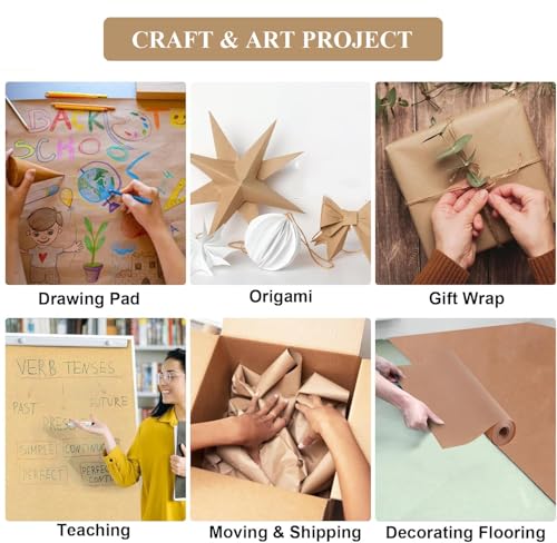 Brown Wrapping Paper Roll 30"x 1200" M398529