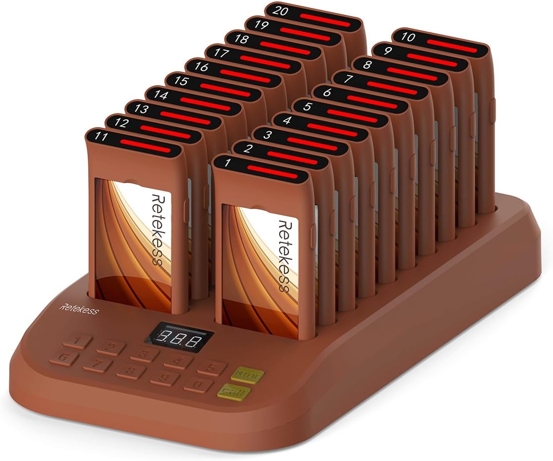 Restaurant Pager with 5 Calling Modes T16025