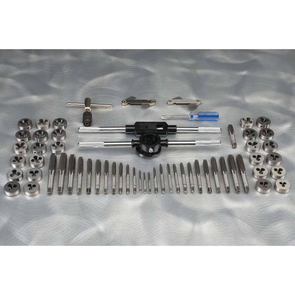 SAE and Metric Tap and Die Set, 60 Piece G756427