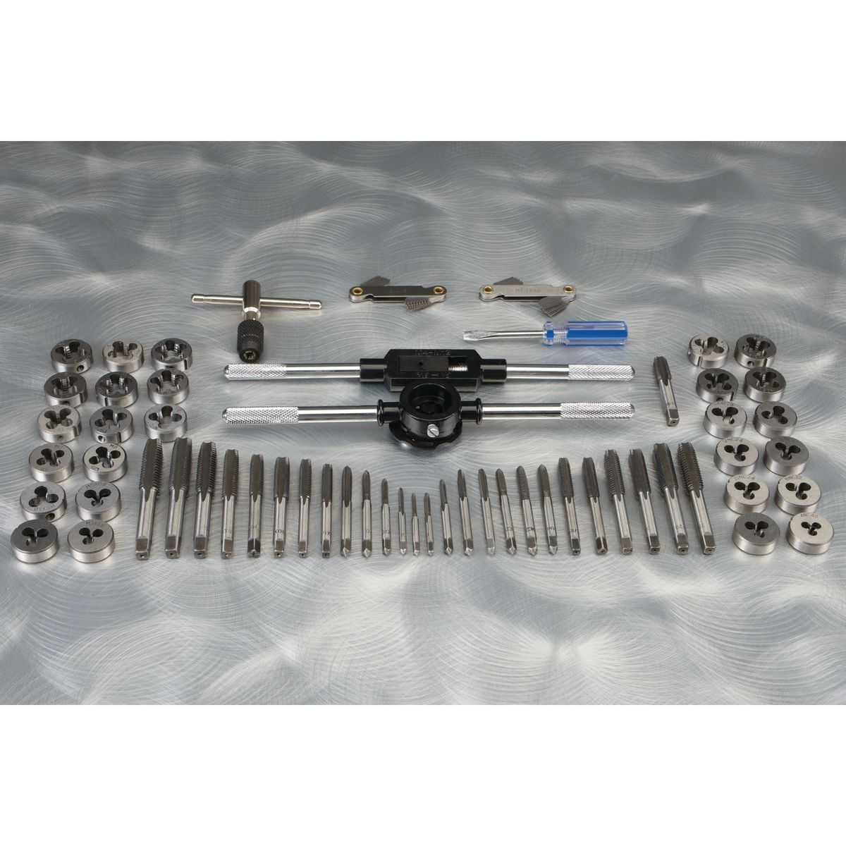 SAE and Metric Tap and Die Set, 60 Piece G756427