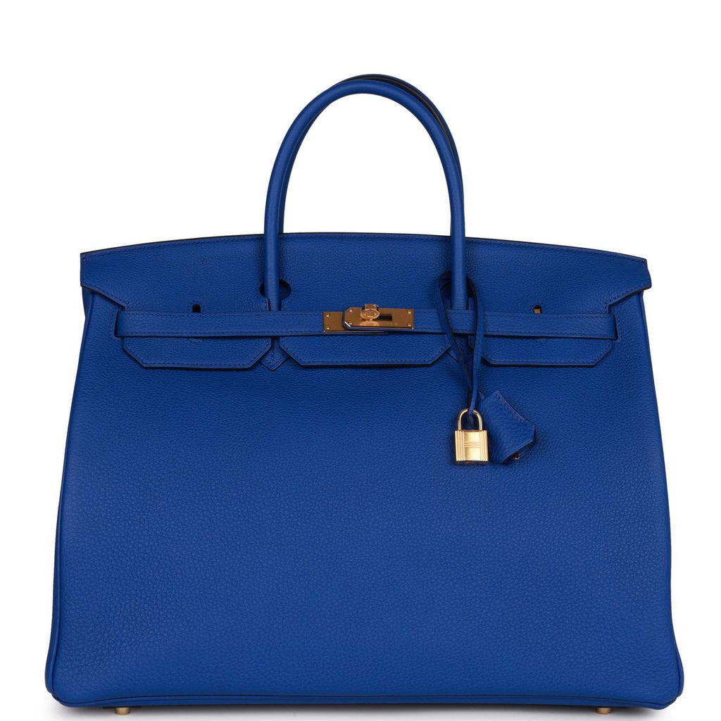 Birkin 40 Bleu Royal Togo Gold Hardware M371199