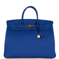 Birkin 40 Bleu Royal Togo Gold Hardware M371199