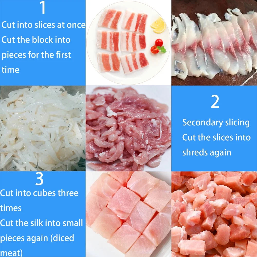 Electric 2 in 1 Meat Mincer Meat Slicer V10644