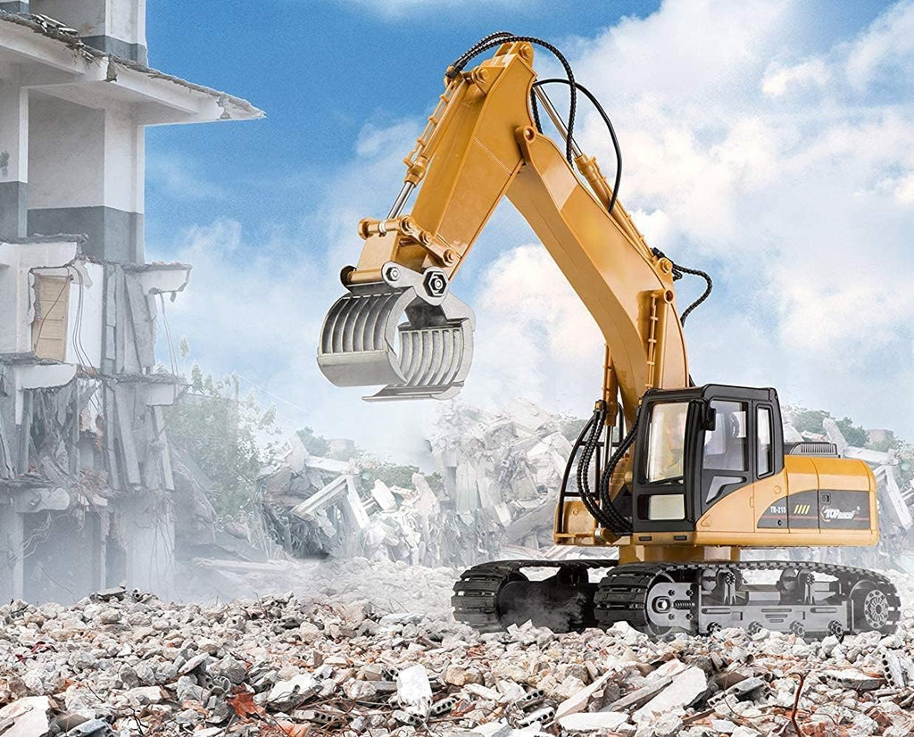 15 Channel Remote Control Excavator Construction Tractor K49573