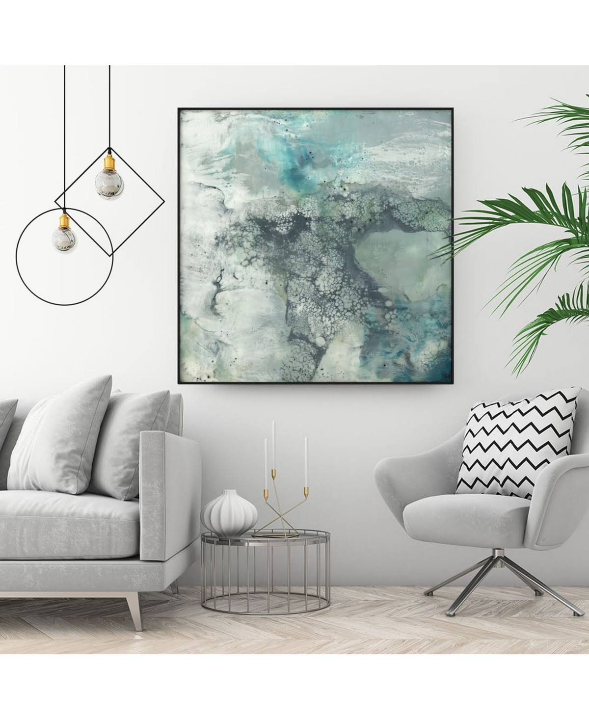Framed Canvas Art Block K26103