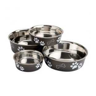 Metallic Pet Bowl W377