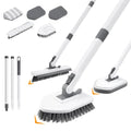 4 in 1 Long Handle Shower Scrubber Brush J425396