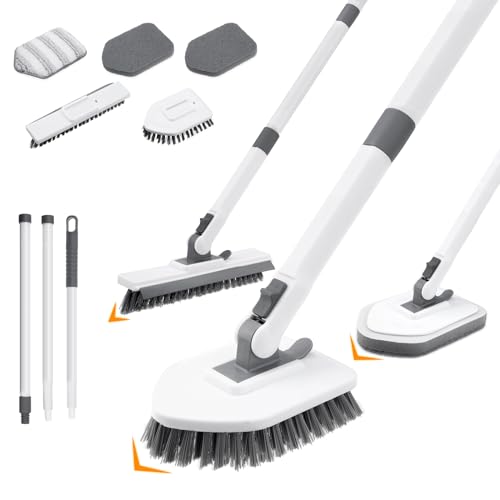 4 in 1 Long Handle Shower Scrubber Brush J425396