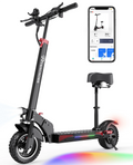 Electric Scooter with 10 Solid Tires, 800W Motor, Black I361517
